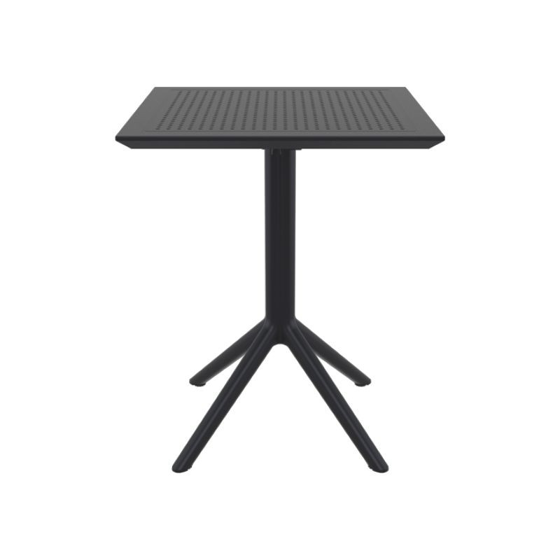 table de terrasse CHR en résine noir table de terrasse CHR en résine noir