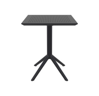 table de terrasse CHR en résine noir