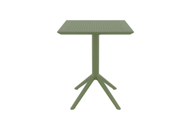 table CHR pliante carrée verte table CHR pliante carrée verte