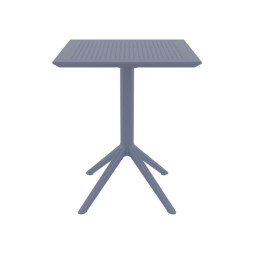 table terrasse CHR en résine grise table terrasse CHR en résine grise