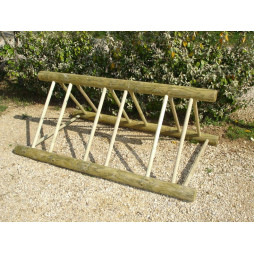 Rack en bois pour vélos 