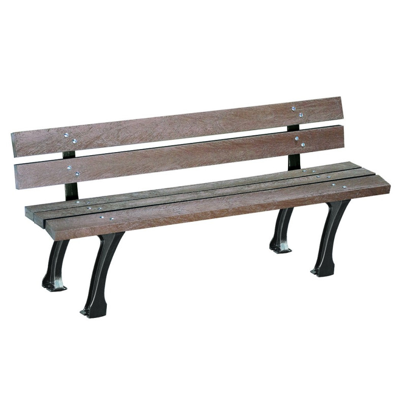 Banc Glasgow en Recyclé