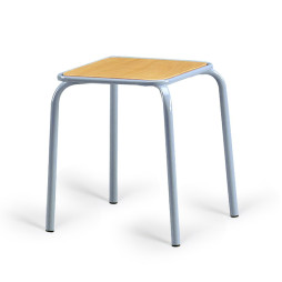 Tabouret carré à roulettes pour crèche : Devis sur Techni-Contact