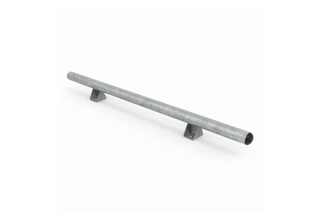 Butée de parking et chasse roue PMR Ø76mm galvanisé