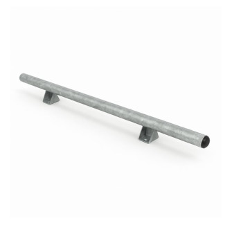 Butée de parking et chasse roue PMR Ø76mm galvanisé