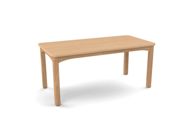 Table d'école maternelle coloris hêtre