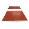 Table de ping-pong en béton RONDO avec plateau rouge