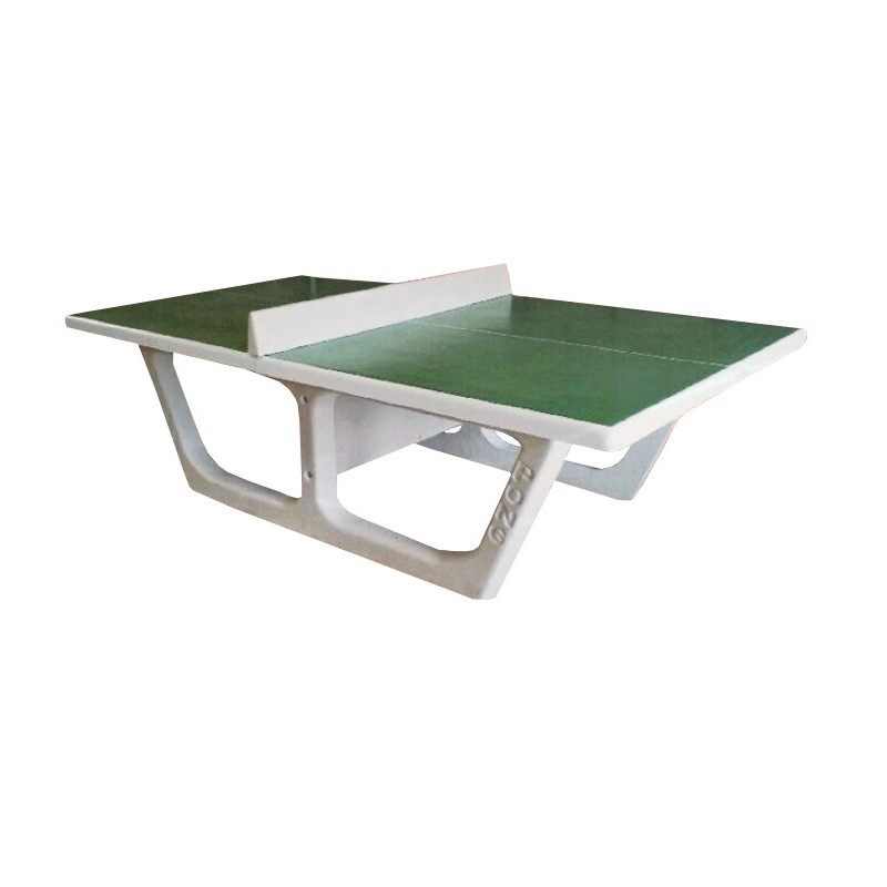 Table ping pong en béton RONDO verte