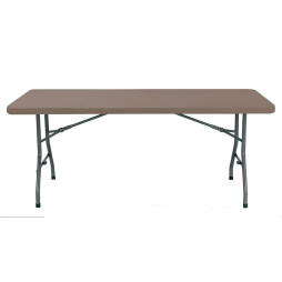 Table en polypro marron