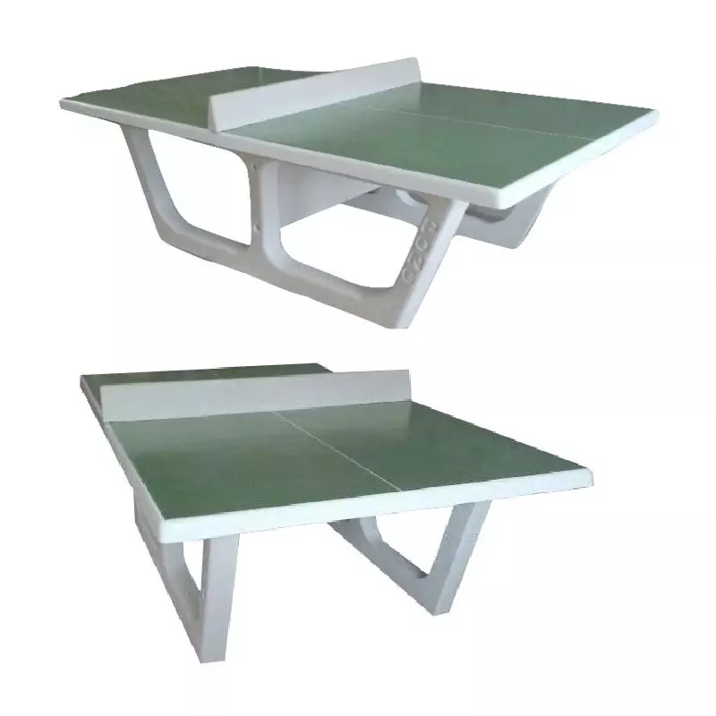 Table de ping-pong en béton RONDO verte