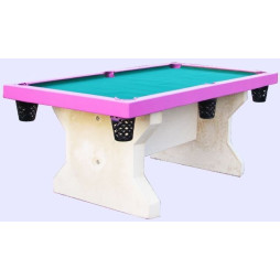 Table de jeu de billard en béton armé - Net Collectivités