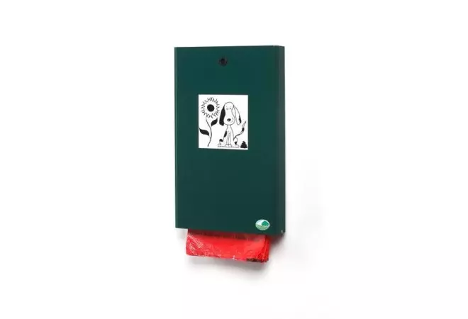 Distributeur pour déjections canine - vert mousse - RAL 6005 - Netcollectivités