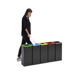 Borne de tri Sélectif CUBI 20 L 40 L ou 60 L - Net Collectivites