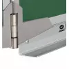 Tableau émaillé NF 37 blanc ou vert avec auget - Net Collectivités