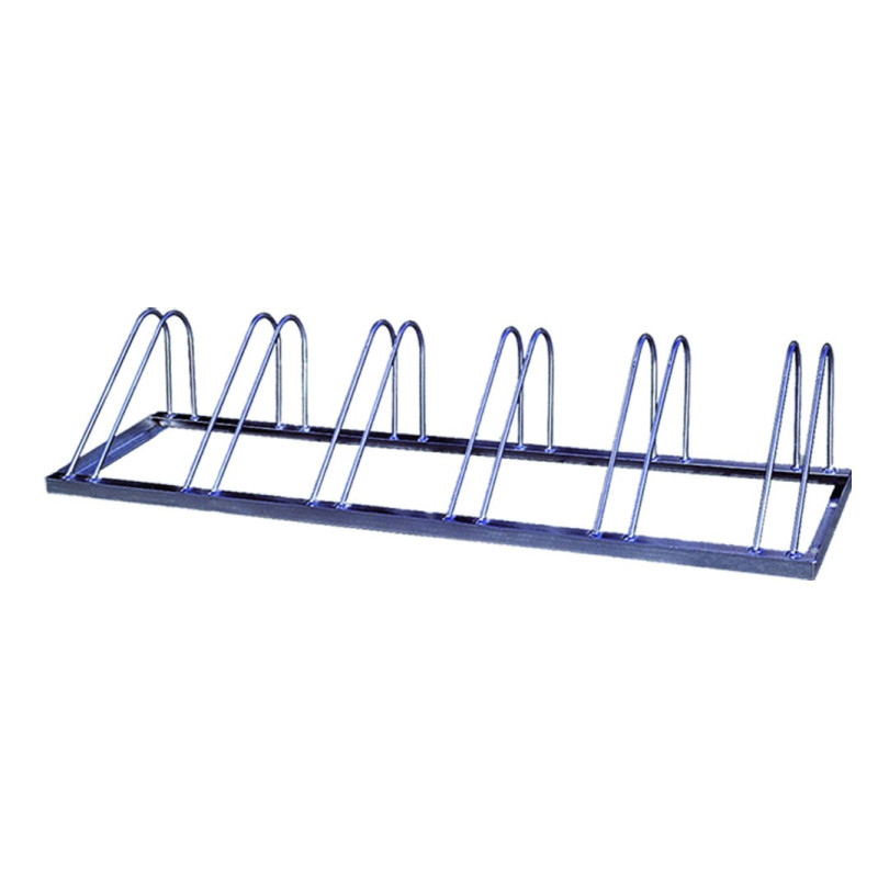 Range-vélo avec support incliné, 1 face