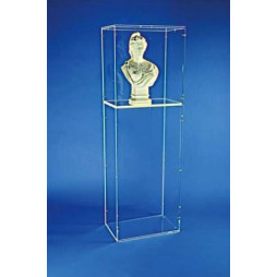 Vitrine colonne pour buste de Mairie modèle DORIOT Hauteur 45 cm - Net Collectivités