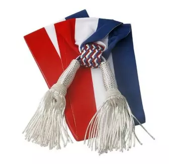 Écharpe tricolore pour Adjoint au maire - 1.8 m ou 2 m - Net Collectivités
