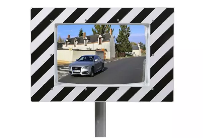 Miroir de circulation routière - gamme kaptorama éco garantie 3 ans - Net Collectivités