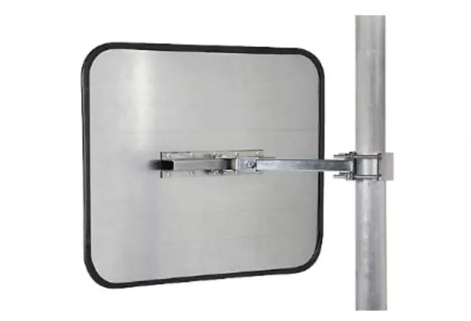 Miroir rectangle multi-usage intérieur / extérieur - Inox