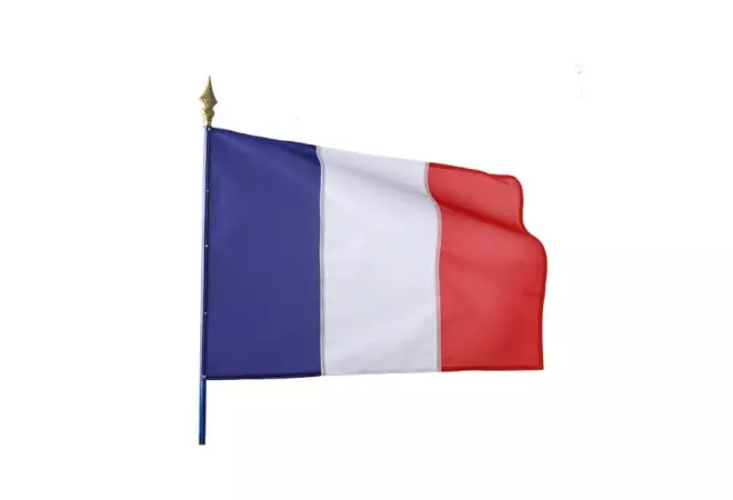 Visuel du drapeau tricolore - achetez drapeau fabriqué en France - Net Collectivités