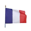 Visuel du drapeau tricolore - achetez drapeau fabriqué en France - Net Collectivités