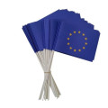 Lot de 50 ou 100 drapeaux Union Européenne en papier à agiter - Net Collectivités
