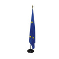 Drapeau accueil de mairie - Union Européenne - 100 x 150 cm - en maille - Net Collectivités
