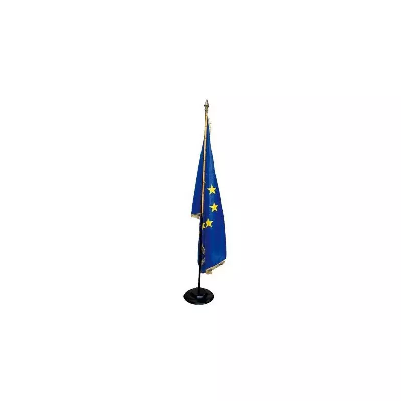 Drapeau accueil de mairie - Union Européenne - 100 x 150 cm - en maille - Net Collectivités