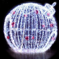 Décor de Igloo boule lumineuse en 3D pour rond-points ou parcs et jardins - Net Collectivités