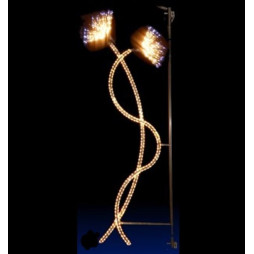 Décor lumineux Art Nouveau pour candélabre