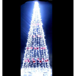 Décors Sapin cône lumineux en 3D à poser