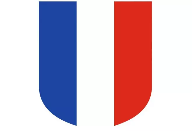 Visuel de l'Écusson porte-drapeaux - Tricolore - Gamme premium - châssis alu - Net Collectivités