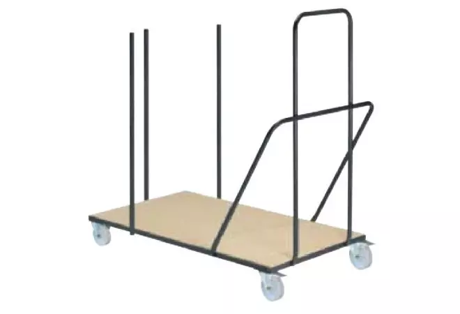 Chariot pour tables pliantes rectangles