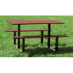 Mobilier urbain, Matériel de collectivités, Bancs de jardin, Extérieur  Table pliante 120 x 80 Hugo stratifiée