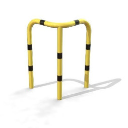 Étrier noir et jaune à sceller