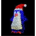 Pingouin lumineux de la banquise, Pigloo lumineux en 3D, décor de rue pour ville - Net Collectivites