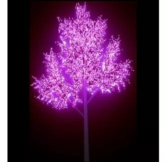 Décor lumineux en 3D : Cerisier en fleurs lumineux - Net Collectivités