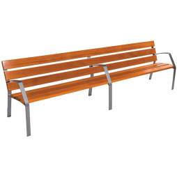 Banc 6 personnes en bois exotique