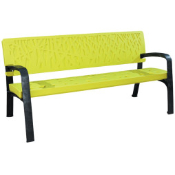 Banc en plastique Maverick bleu cobalt