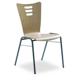 Chaise coque bois de hêtre aux multiples possibilités