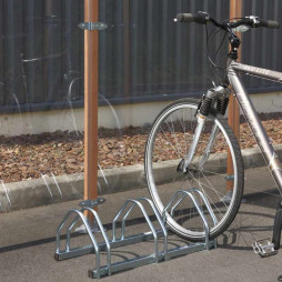 Râtelier pour 3 vélos en acier galvanisé