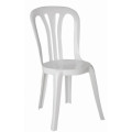 Chaise blanche en polypro