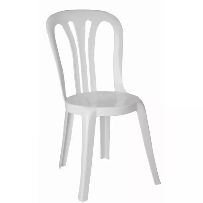 Chaise blanche en polypro