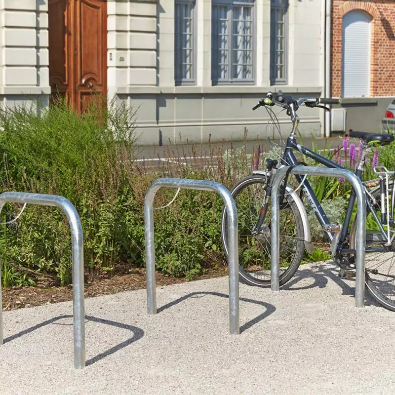 Arceau en acier galvanisé pour garer les vélos