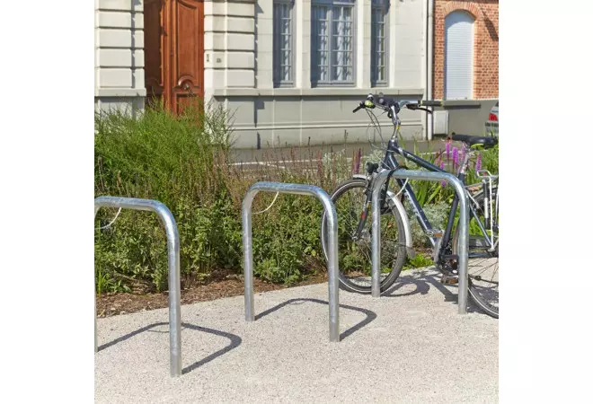 Arceau en acier galvanisé pour garer les vélos