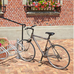 Support pour garer les vélos en métal et fonte