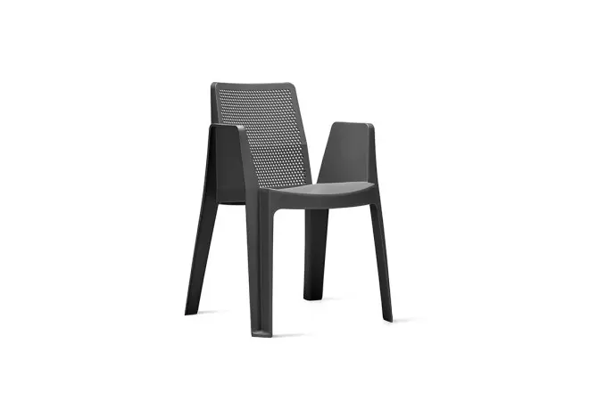 Fauteuil polypro moderne Anthracite