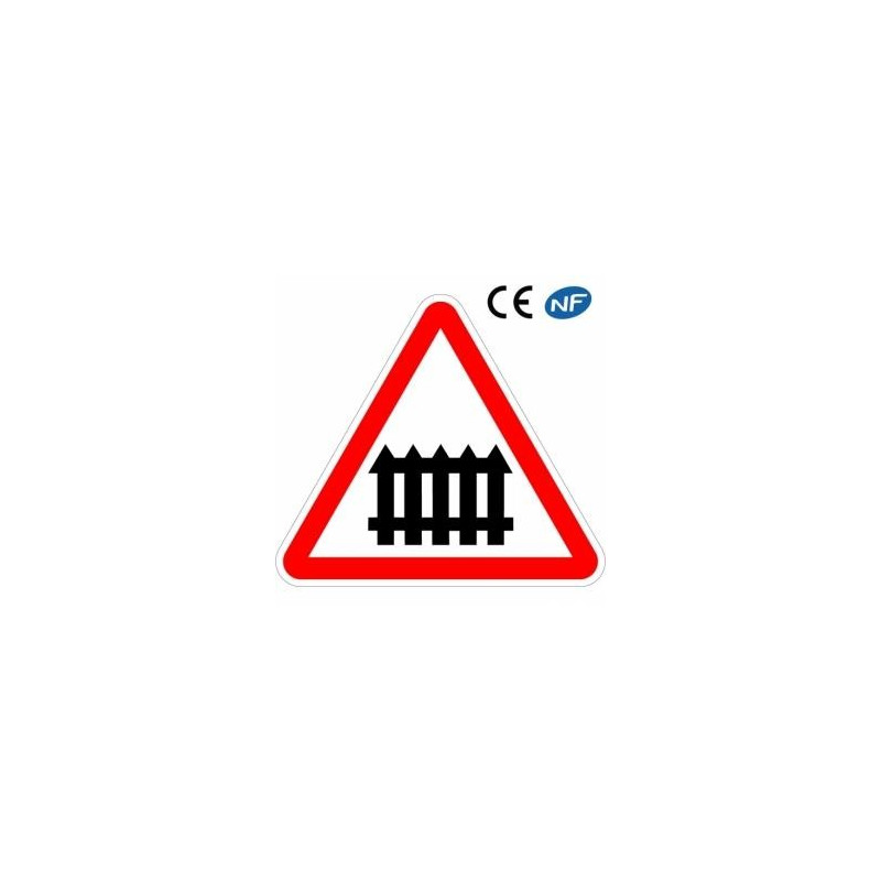 Panneau de signalisation passage à niveau manuel (A7)