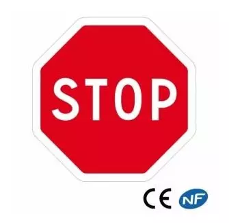 Panneau de circulation STOP obligatoire (Ab4)