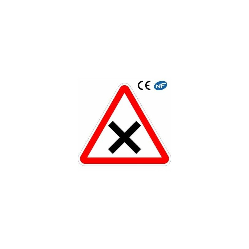 Panneau de signalisation de priorité à droite (AB1)
